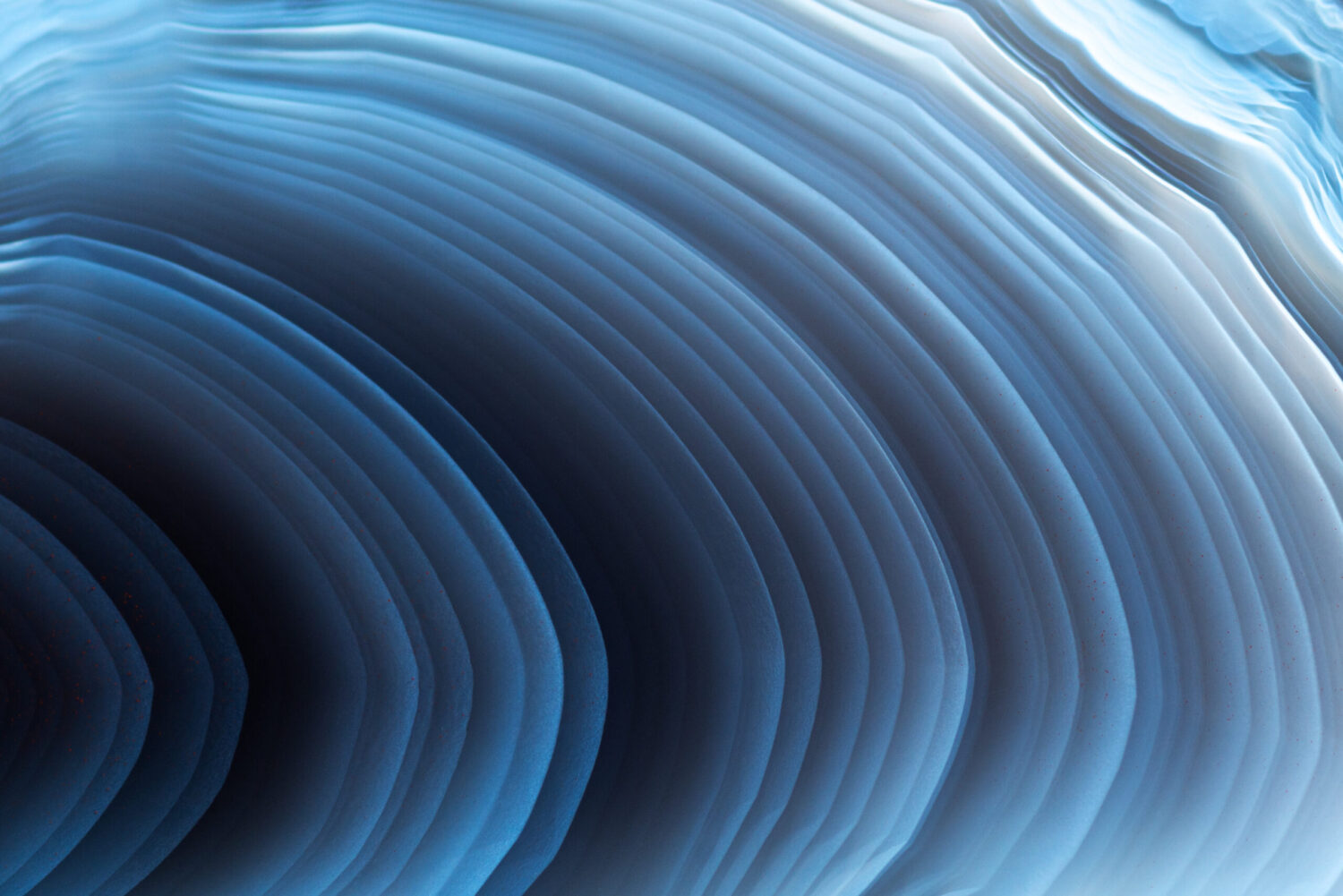 Blue rings background texture.