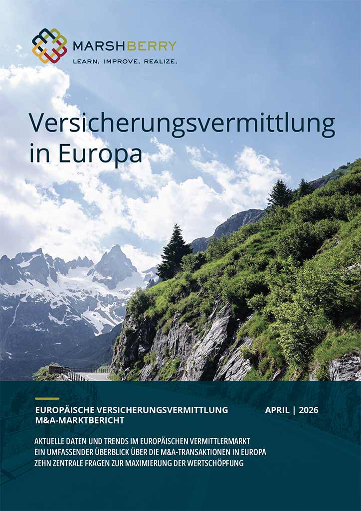 Versicherungsvermittlung in Europa – M&A-Marktreport cover