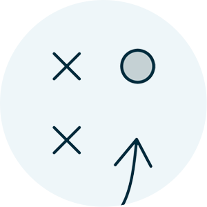 icon of x and o play scheme