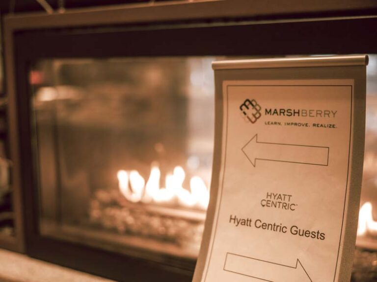 welcome sign in front of fireplace