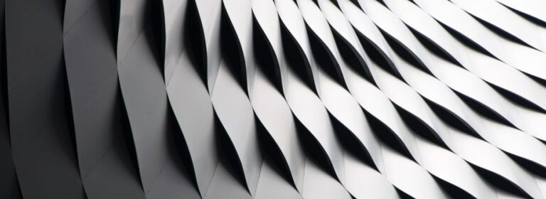 photo of black wavy metal